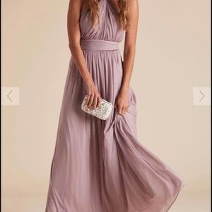 NEW Bird Grey Mauve Kiko Bridesmaid Dress- Large